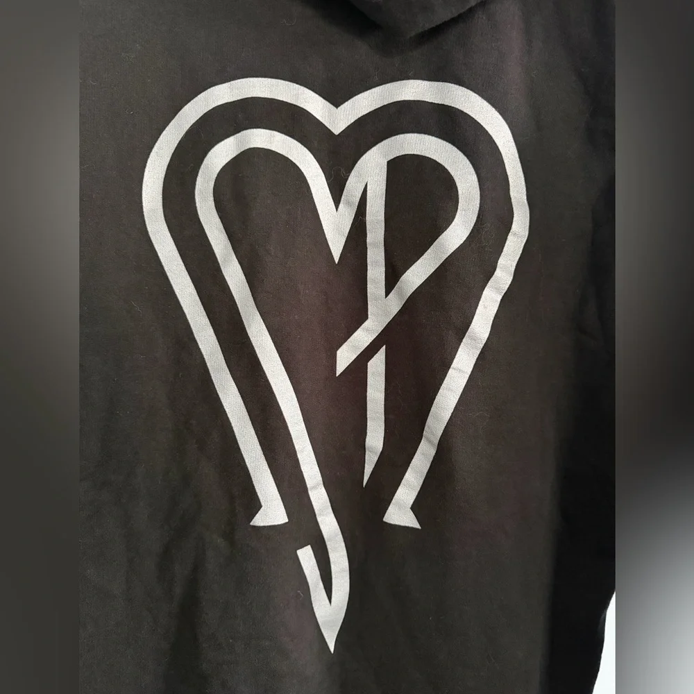 The Smashing Pumpkins ZERO Black Zip-Up Hoodie -large - Picture 5 of 6